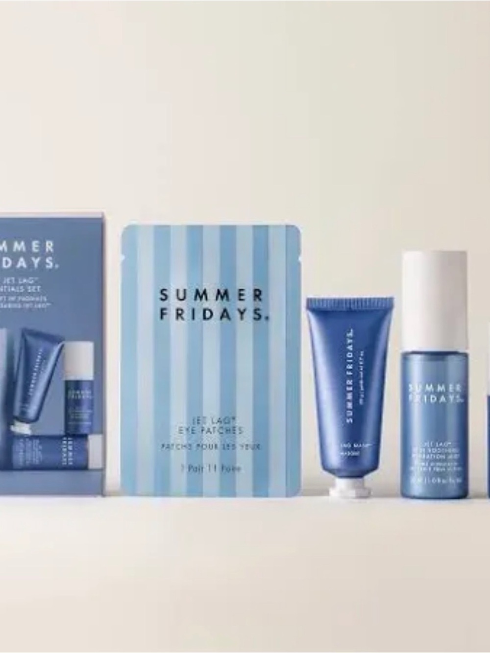 Summer Fridays Blue Hydrating Skincare Trio